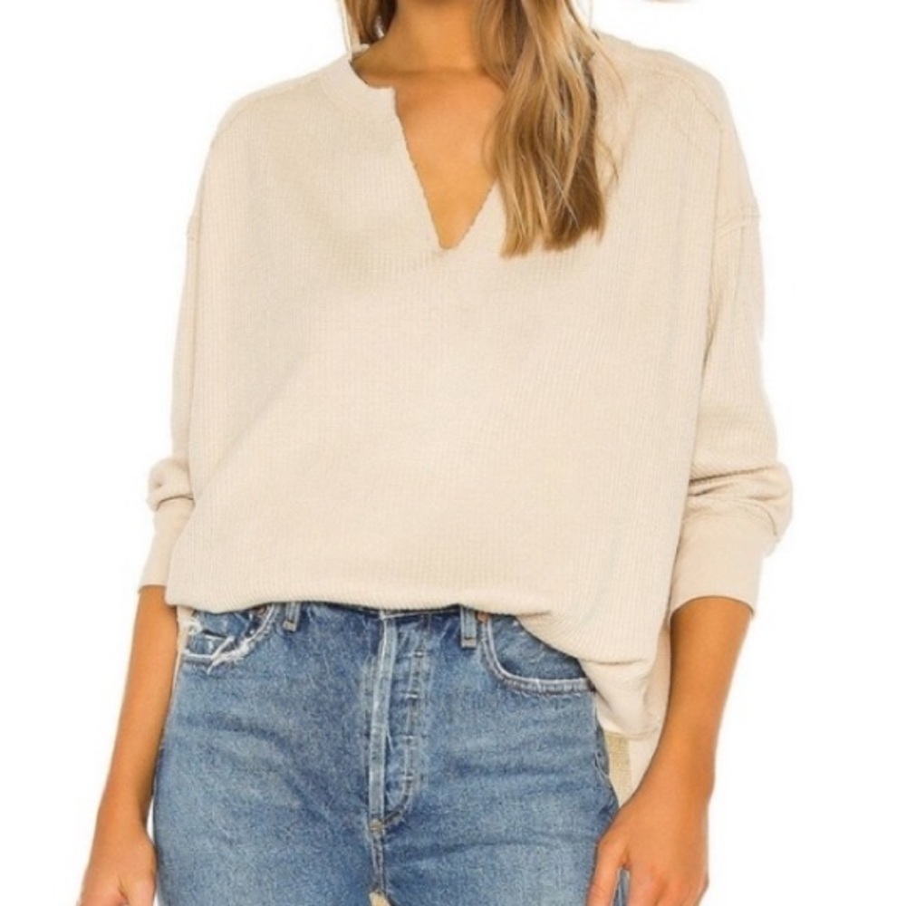 NWOT free people Owen thermal top